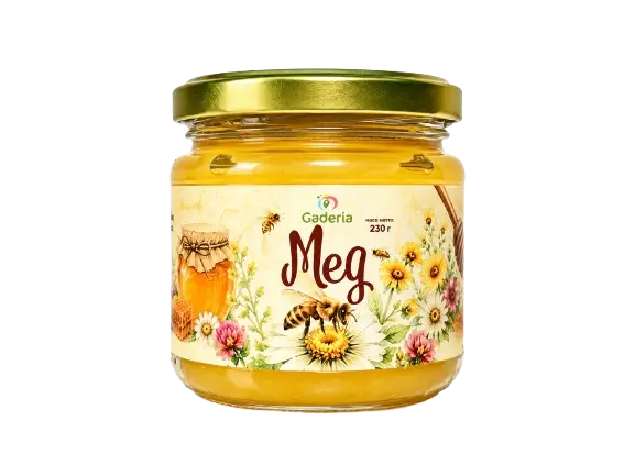 Мед натуральний 100% ТМ Gaderia, формат 1 шт (230 г нетто)
